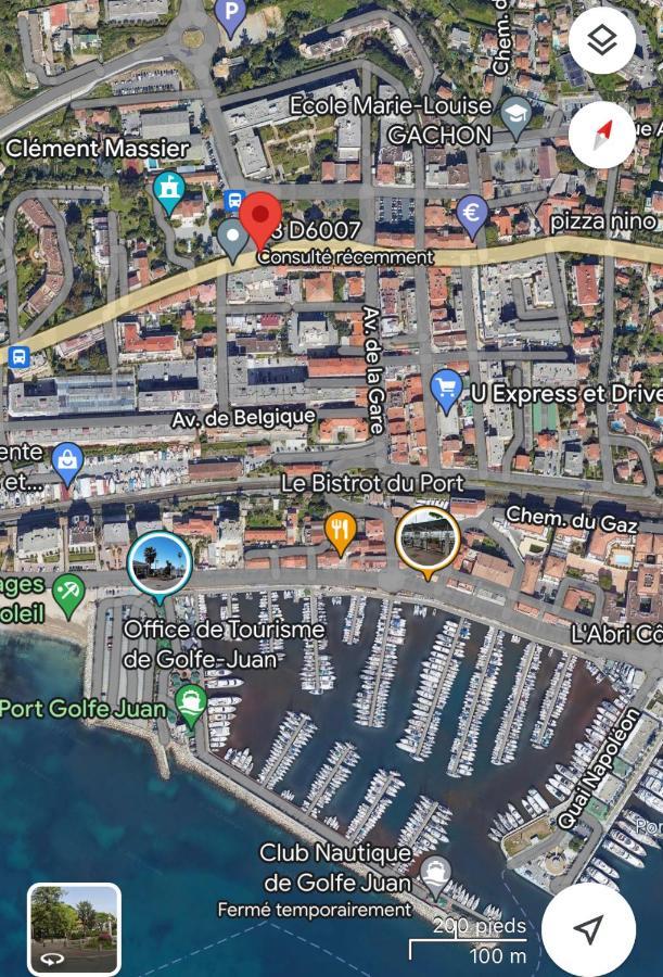 Spacieux Studio A Golfe Juan 2 Minutes Des Plages Vallauris Eksteriør bilde